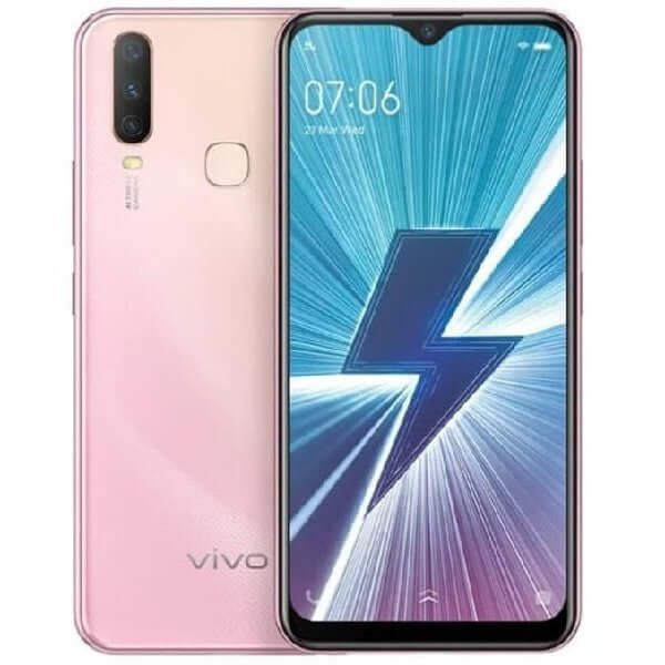 Vivo Y17 128GB, 6GB Ram single sim Peach Pink
