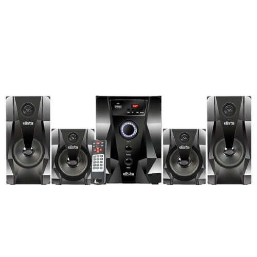 Elista Multi Media Speaker Diamond 4.1 AUTFB, Black & Brown Brand new