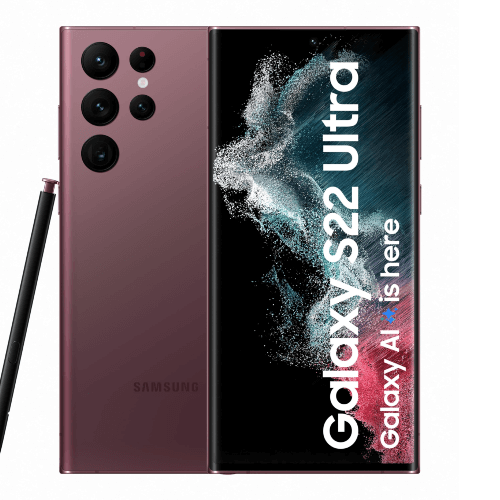 Samsung Galaxy S22 Ultra 256GB 8GB Ram Burgundy